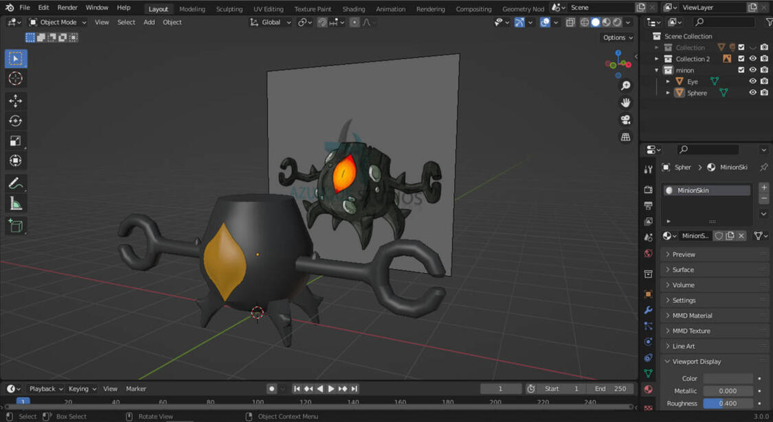 Minion Blender Work